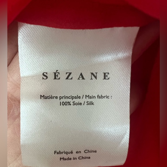 Sezane Silk Castelle Top size 34 | us size 2 - Picture 5 of 5